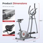 Sunny Health & Fitness Interactive Sitting Elliptical