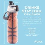 O2COOL 20oz Mist N' Sip Water Bottle