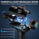 Deep Tissue Massage Gun with 8 Attachments & 10 Speeds