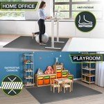 ProsourceFit Extra Thick Grey Exercise Mat