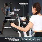 Youngfit Foldable Elliptical Machine with LCD Monitor