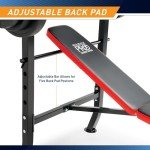 Marcy Pro Flat Weight Bench with 45.4kg Set
