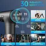Portable Deep Tissue Massage Gun with 6 Attachments