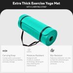 Extra Thick High-Density Multi-Use Yoga Mat (Green)