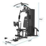 160LB Multifunctional Full Body Home Gym Equipment