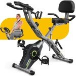 Foldable 5-in-1 Stationary Bike for Seniors