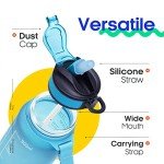 32oz Leakproof BPA Free Water Bottle with Straw