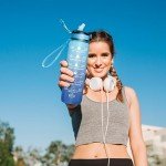 32oz Leakproof BPA Free Water Bottle with Straw