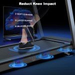 UPREIGN Adjustable Incline Home Treadmill for Fitness