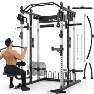 AOTORJAY Smith Machine for Home Gym Workouts