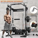 AOTORJAY Smith Machine for Home Gym Workouts
