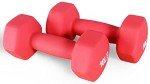 Colorful 10-Pound Neoprene Hex Dumbbells - Pair