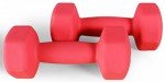 Colorful 10-Pound Neoprene Hex Dumbbells - Pair