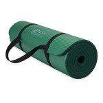 Gaiam Essentials Thick Yoga Mat with Strap 72