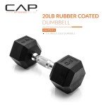CAP Barbell 20 lb Hex Dumbbell - Black