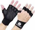 Ventilated Weight Lifting Gloves with Wrist Wraps