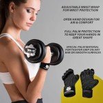 Ventilated Weight Lifting Gloves with Wrist Wraps