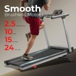 Sunny Health & Fitness Foldable Auto Incline Treadmill