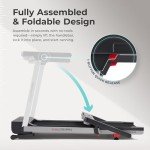 Sunny Health & Fitness Foldable Auto Incline Treadmill
