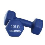 HolaHatha Neoprene Dumbbell Set with Rack