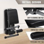 RitFit Adjustable Folding Dumbbell Bench for Home Fitness