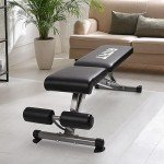 RitFit Adjustable Folding Dumbbell Bench for Home Fitness