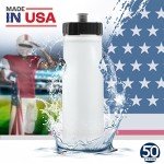 50 Strong 22 oz. BPA-Free Water Bottles - 2 Pack