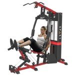 Multifunctional Home Gym Station with 150LBS Weight Stack