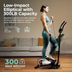 Sunny Health & Fitness Compact Magnetic Elliptical Trainer
