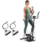 Sunny Health & Fitness Compact Magnetic Elliptical Trainer