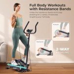 Sunny Health & Fitness Compact Magnetic Elliptical Trainer