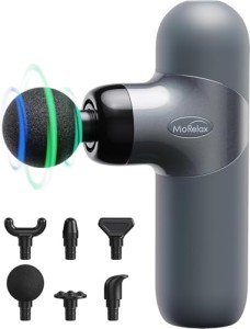 Portable Deep Tissue Mini Massage Gun with 6 Heads