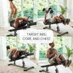 Adjustable Sit-Up Bench for Core Workouts