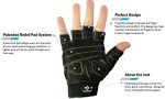 Men's Half Finger Fitness Gloves - Beastmode