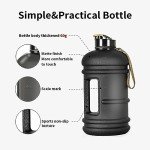 TOOFEEL 2 Liter BPA-Free Fitness Water Bottle
