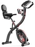 HAPBEAR Foldable Magnetic Exercise Bike with Resistance