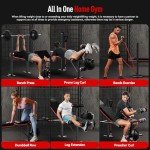 HARISON 6-in-1 Weight Bench for Home Gym