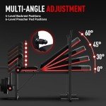 HARISON 6-in-1 Weight Bench for Home Gym