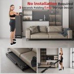 3-in-1 Compact Incline Treadmill for Home Use