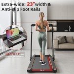 3-in-1 Compact Incline Treadmill for Home Use