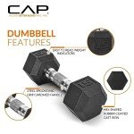 CAP Barbell 150lbs Dumbbell Set with Rack