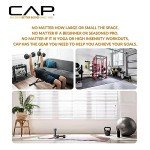 CAP Barbell 150lbs Dumbbell Set with Rack