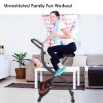 3-in-1 Foldable Exercise Bike with Adjustable Resistance