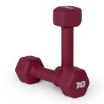 Crimson CAP Barbell 10 lb Neoprene Dumbbells