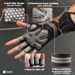 Fingerless Workout Gloves with Wrist Support