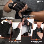 Fingerless Workout Gloves with Wrist Support