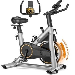 Magnetic Resistance Indoor Exercise Bike with Monitor