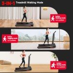 RHYTHM FUN Foldable Incline Treadmill with Remote