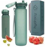 Hydracy 32 oz Time Marker Water Bottle