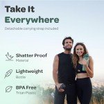 Hydracy 32 oz Time Marker Water Bottle